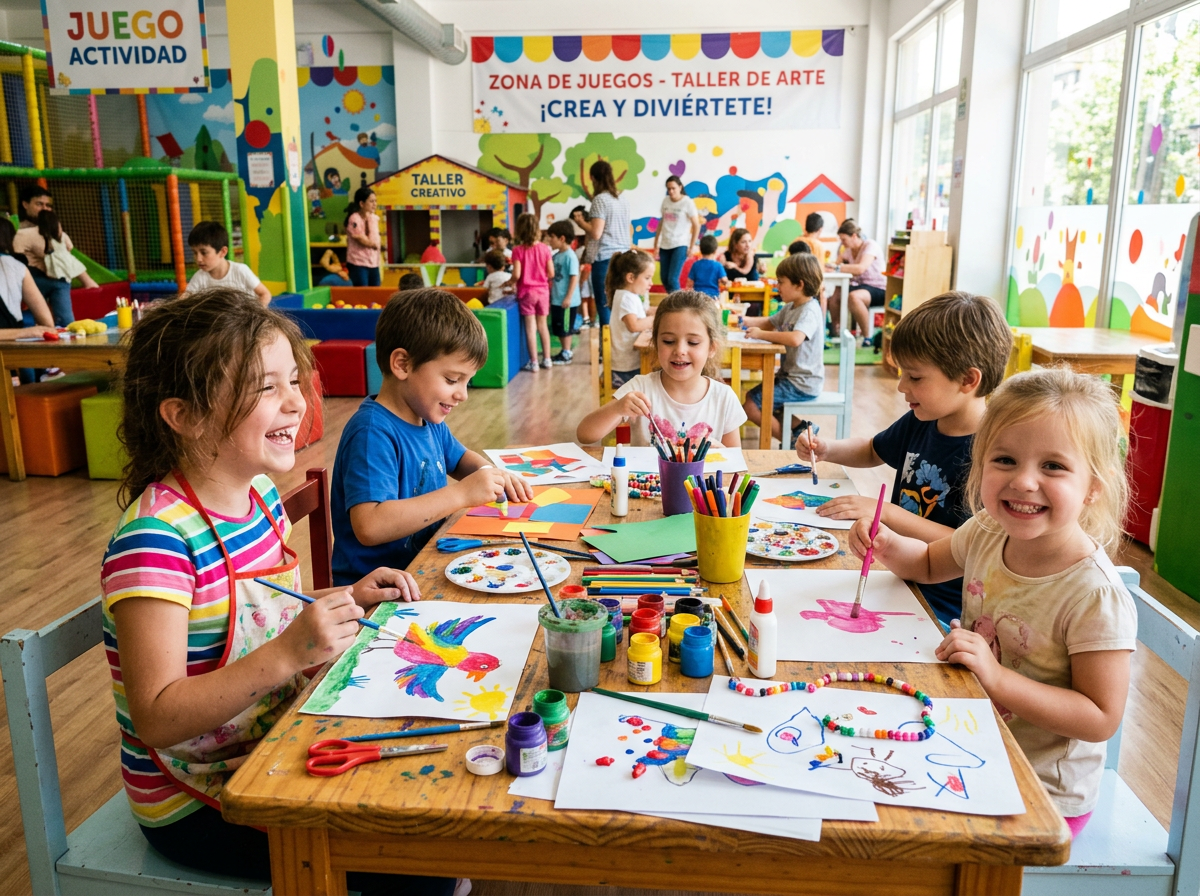 Taller de actividades creativas para chicos